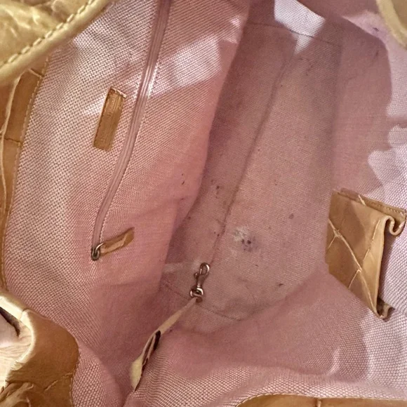 Dooney & Bourke Caramel Croc-Embossed Shoulder Bag - Picture 9 of 11